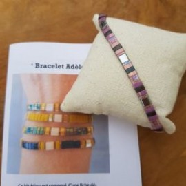 Kit Bracelet Adèle mauve